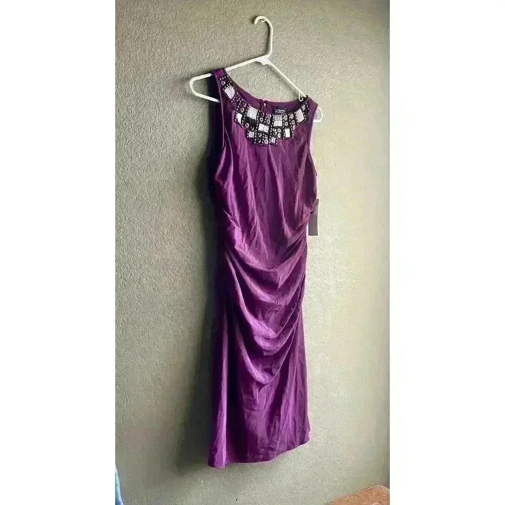 NWT Adrianna Papell Women's Embellished Evening Party Dress Size 6
